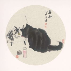 the artist cat and the critic cat